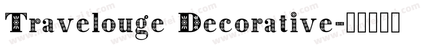 Travelouge Decorative字体转换